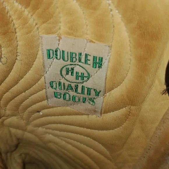 Vintage Rainbow Eagle Cowboy Boots Men's Size 9.5 EE Western Boots - Picture 7 of 16